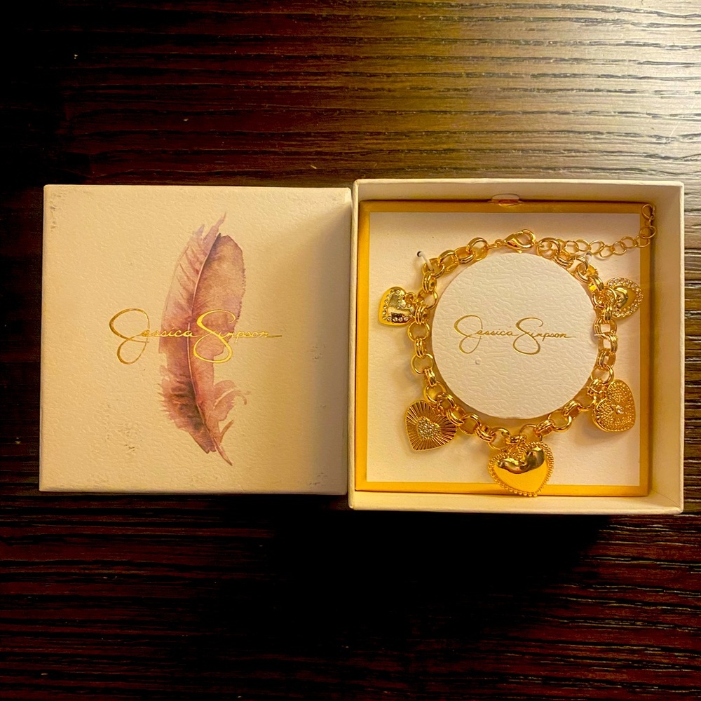 NEW Jessica Simpson gold bracelet